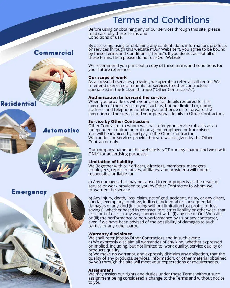 Philadelphia Star Locksmith Philadelphia, PA 215-716-7611 - terms-ls